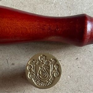 3.5”-tall Slytherin Stamp for Wax